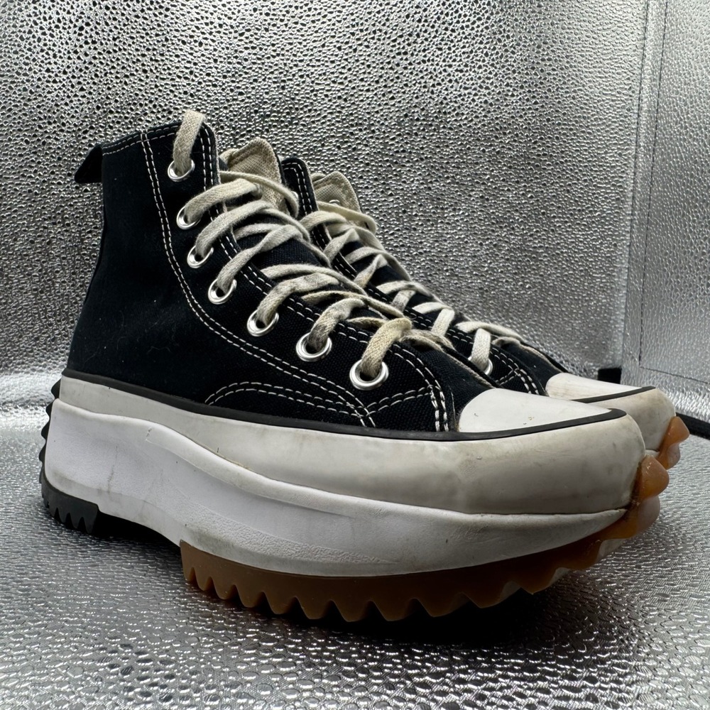 Size 5.5 Converse Run Star Hike Sneakers Womens Black Good Platform High Top